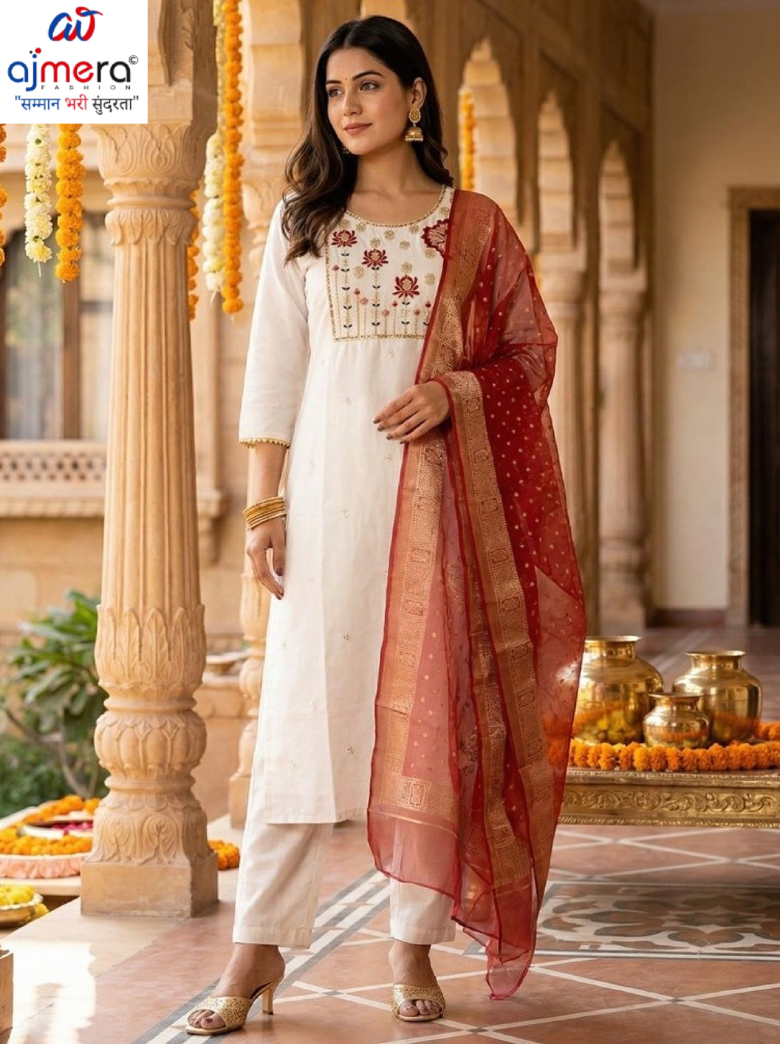 Designer Premium Ethnic Kurti Collection for Women | INDO-BB9KH388