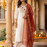 Designer Premium Ethnic Kurti Collection for Women | INDO-BB9KH388
