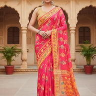 Pure Cotton Saree with Without Blouse for Premium Ethnic and Traditional Wear | MLC-AIRTEL