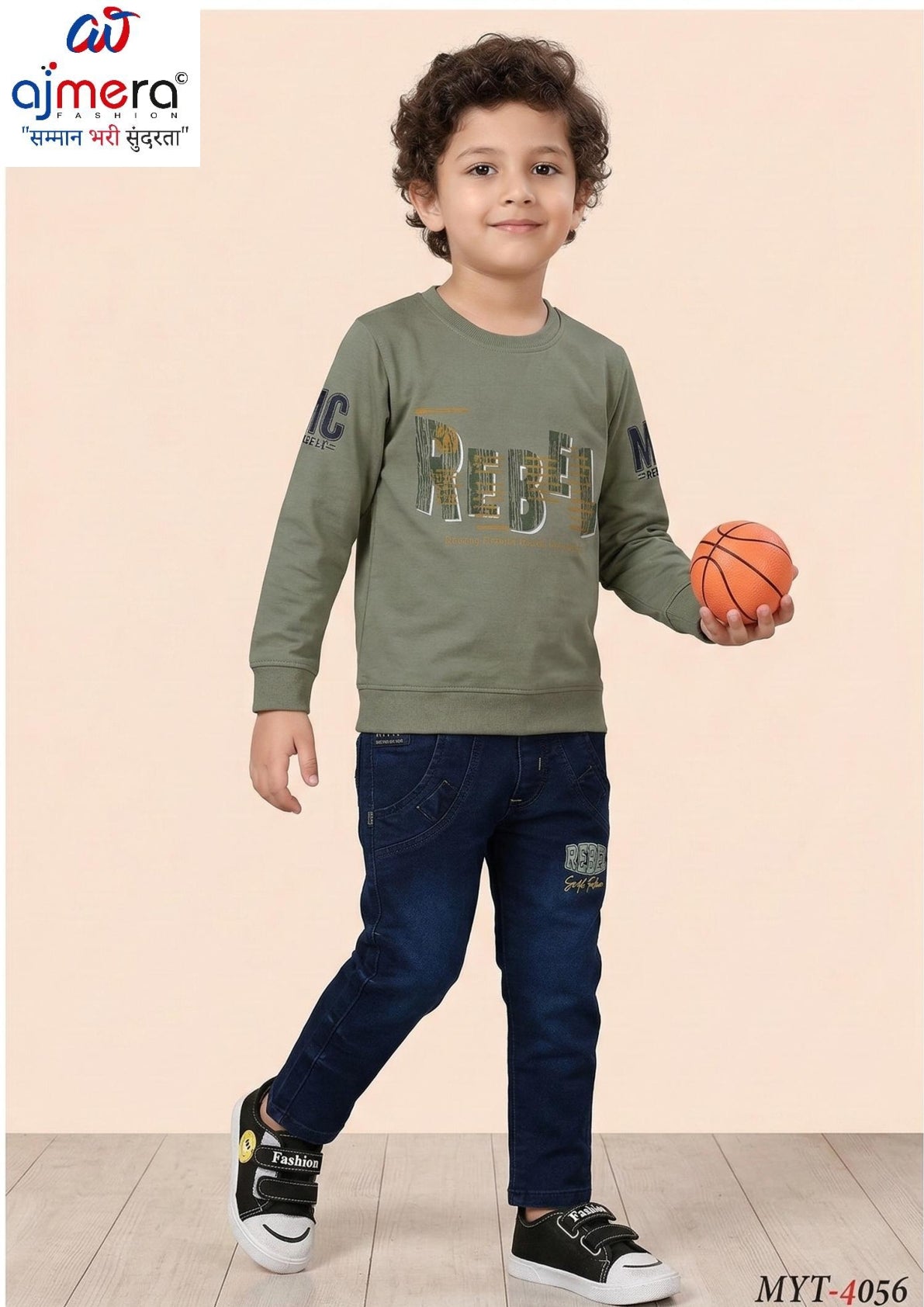 Kids T-Shirt & Pant Wholesale in Surat | MYT-4056-1