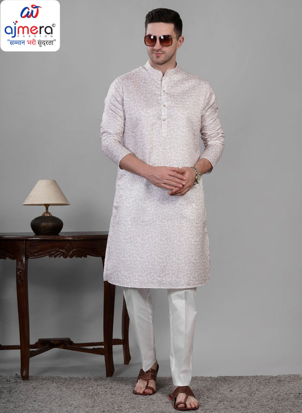 Premium Men's Kurta & Pajama for Wedding & Festive Wear | SNA-MKP12902