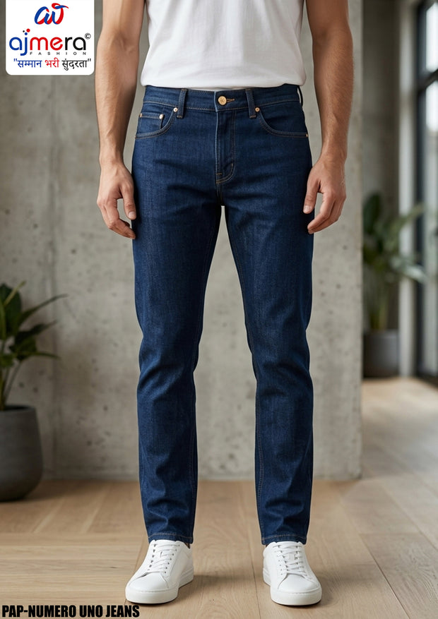 Premium Men's Jeans for Casual & Everyday Wear | PAP-NUMERO UNO JEANS