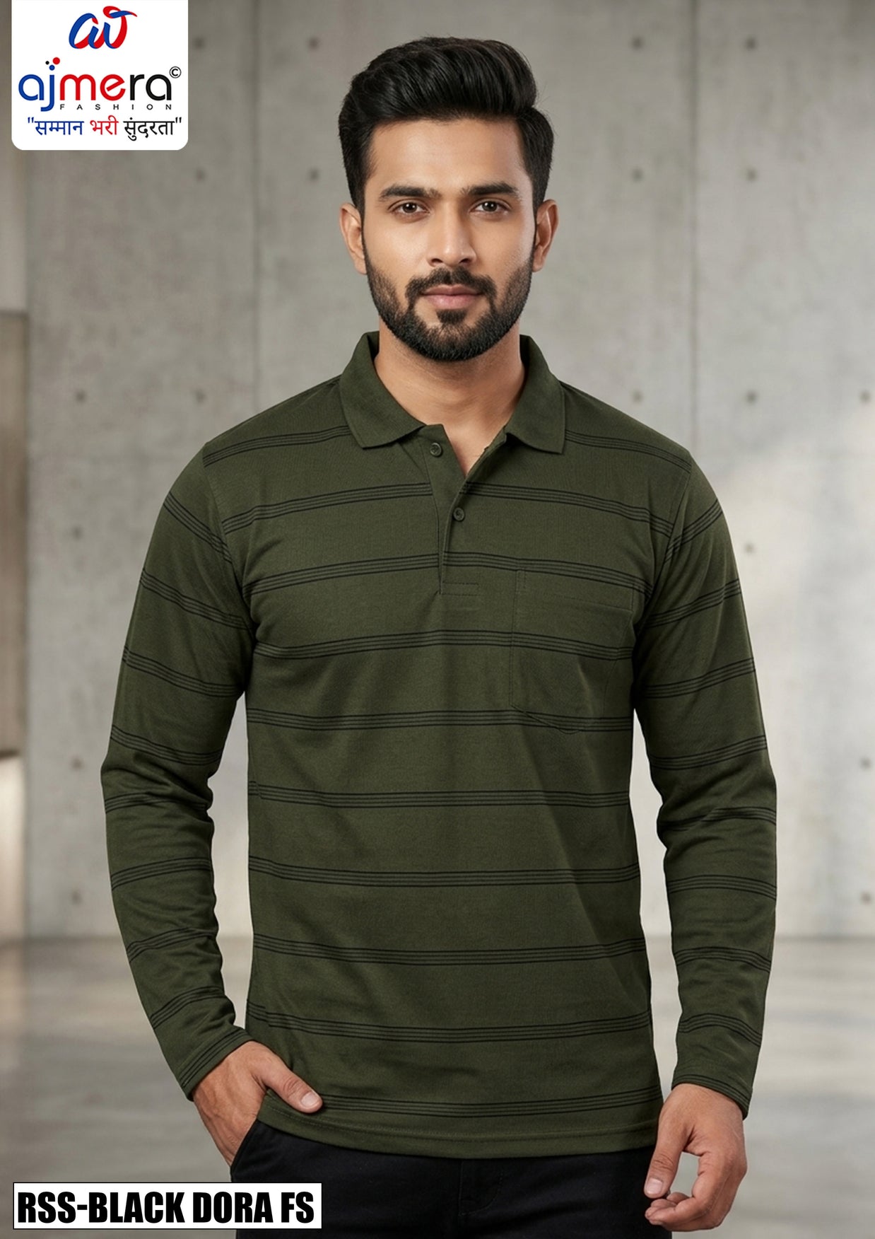Premium Men's T-Shirt for Casual & Daily Wear | RSS-BLACK DORA FS