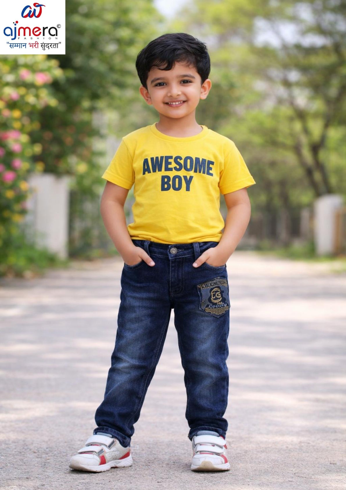 Kids Slub Jeans Wholesale in Surat | LGS-STATE SPRAY SLUB
