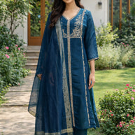Elegant Designer Palmera Kurti Set for Women | MIK-366A
