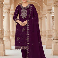 Premium Designer Unstitched Suit Set | KVF-PRINDA