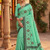 Daily Wear Cotton Saree with Without Blouse for Premium Ethnic and Traditional Wear | PJA-SANA
