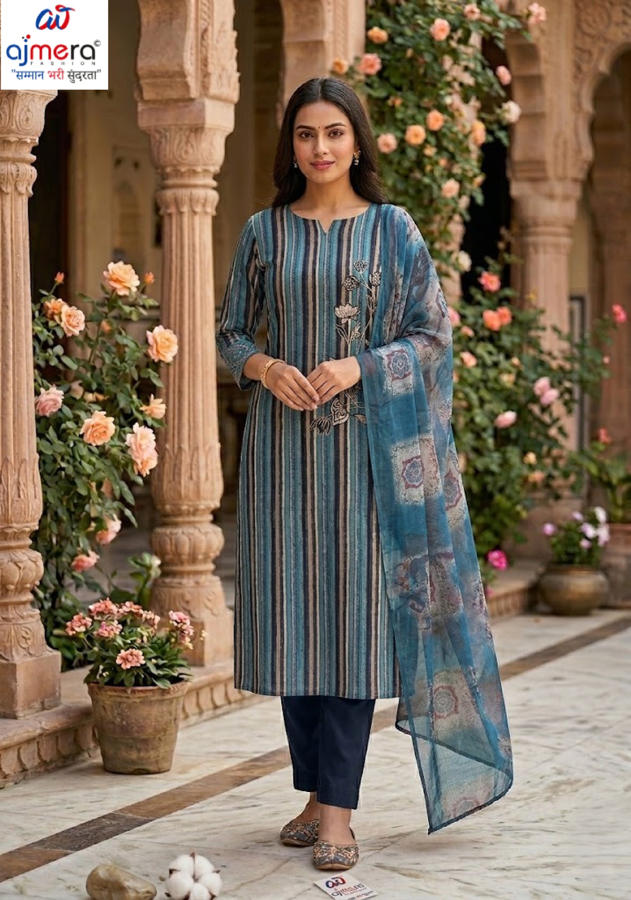 Premium Designer Unstitched Suit Set | KVV-MAHARANI VOL-181