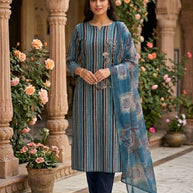 Premium Designer Unstitched Suit Set | KVV-MAHARANI VOL-181