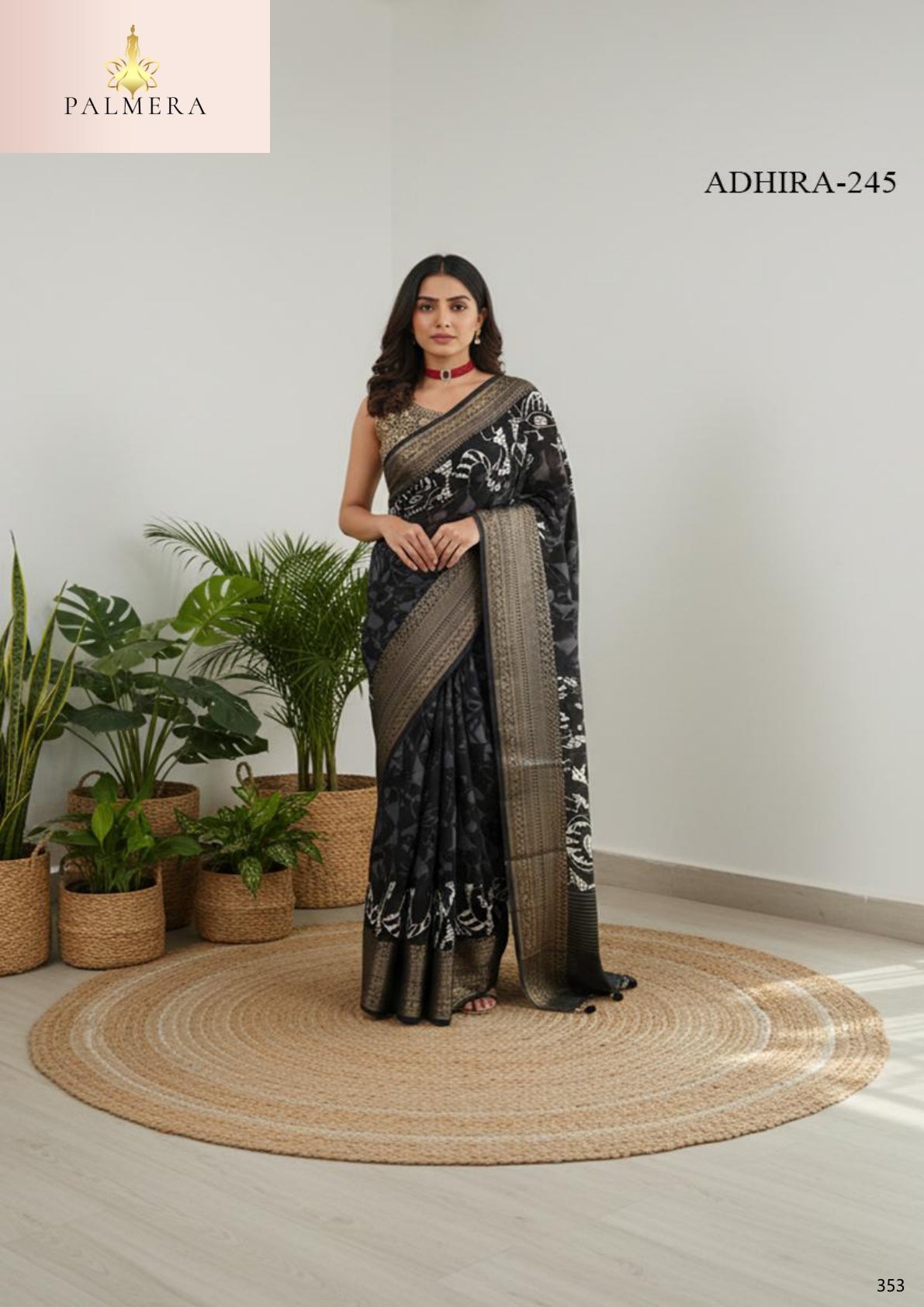 Adhira Viscose Saree with Blouse for Premium Ethnic Occasion Wear | ALL-ADHIRA-245
