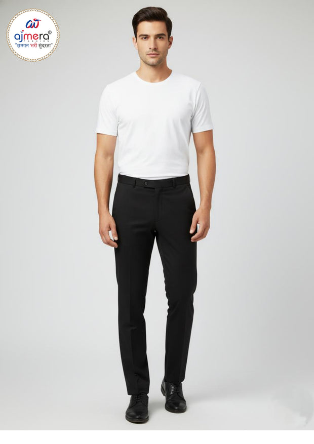 Mens Stretch Trousers Manufacturer India | OSE-OS COTLOOK FLEXI BELT