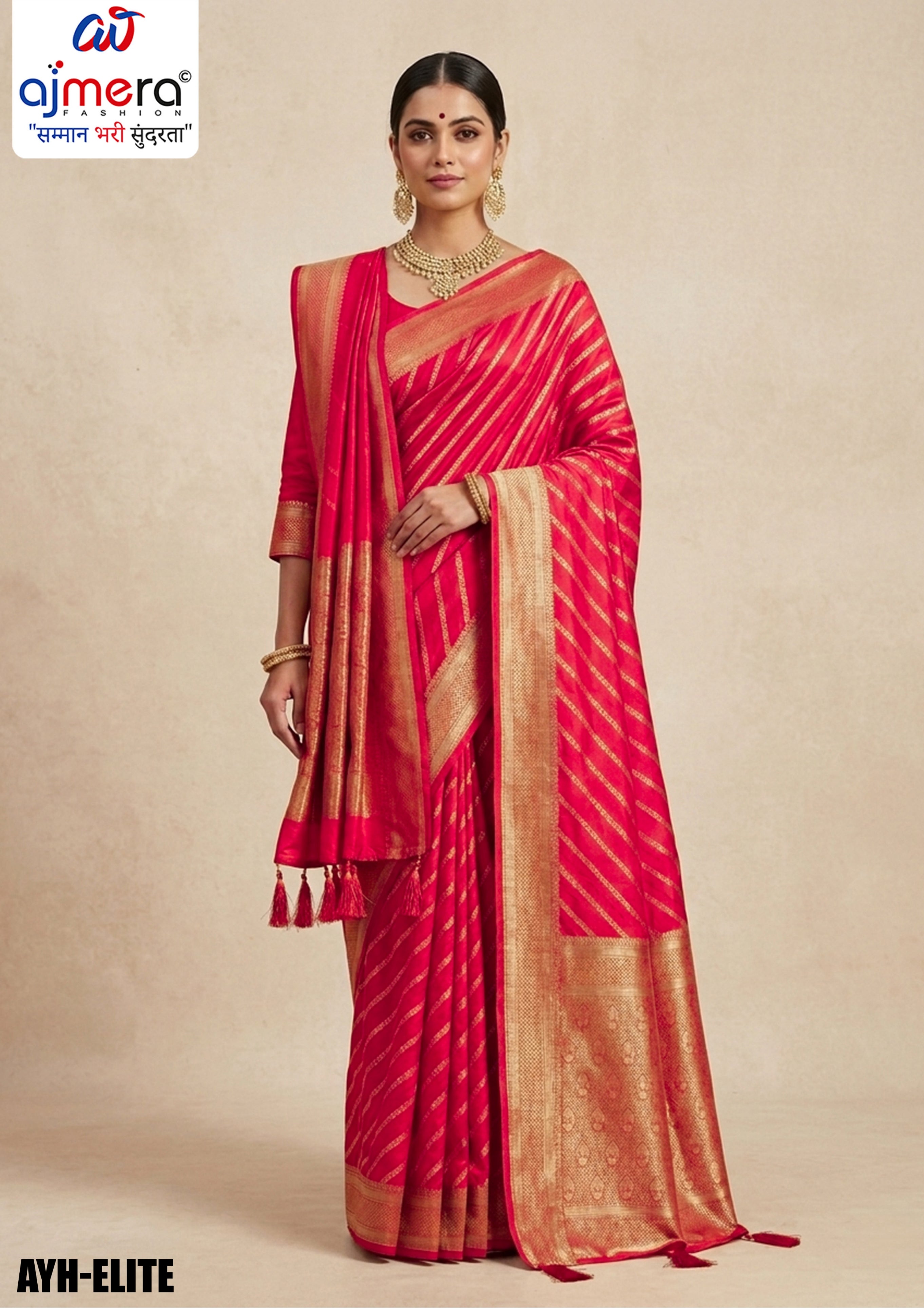 Premium Weave Jacquard Silk Saree With Blouse Piece | AYH-ELITE