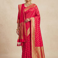 Premium Weave Jacquard Silk Saree With Blouse Piece | AYH-ELITE