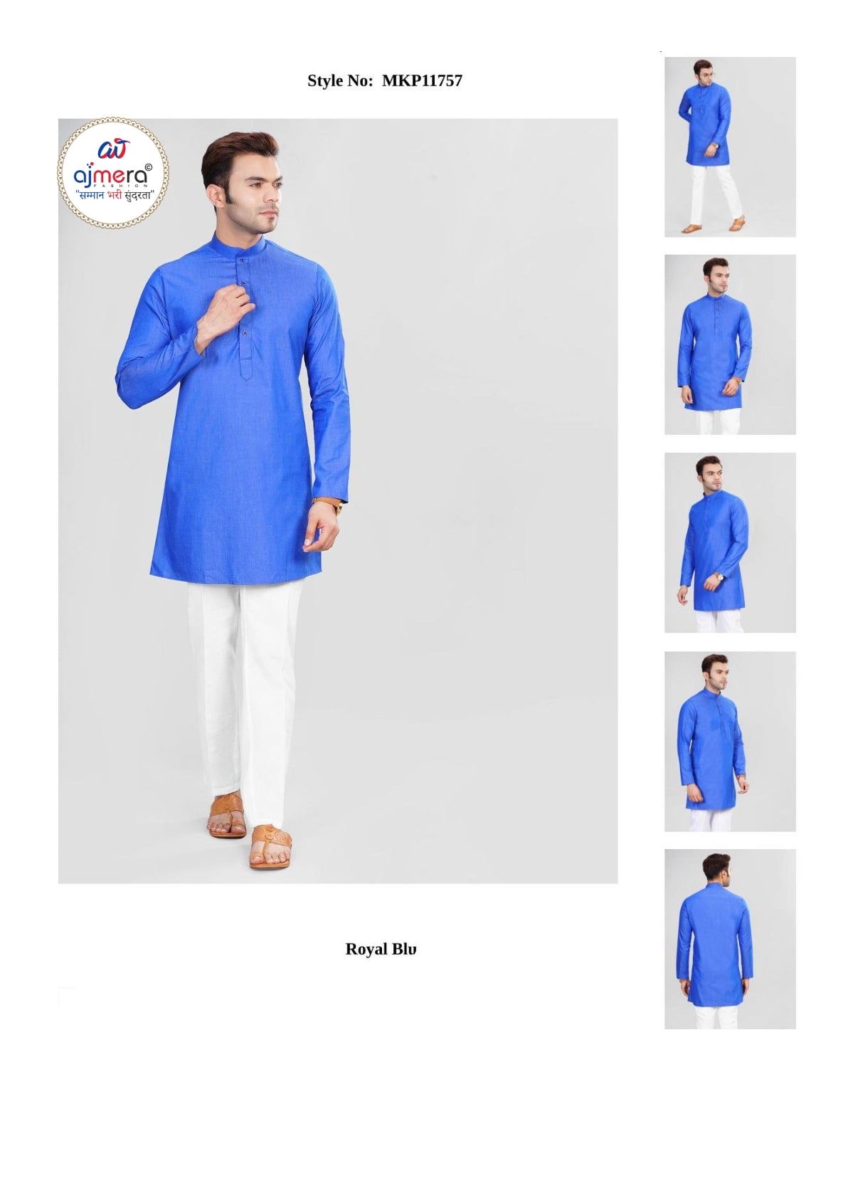 Premium Men's Kurta & Payjama for Wedding & Festive Wear | SNA-MKP11757