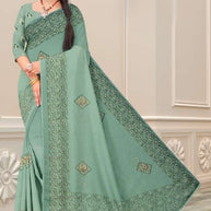 Weightless Print Loose Saree with Blouse for Premium Ethnic and Traditional Wear | SSR-OVIYA