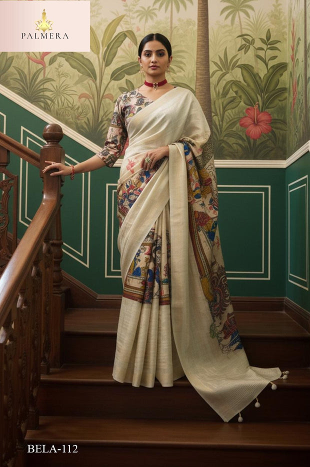 Bela Viscose Saree with Blouse for Premium Ethnic and Designer Wear | ALL-BELA-112