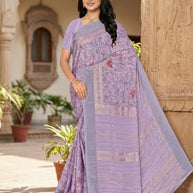 Premium Printed Saree without Blouse for Ethnic Elegance  | GLC-SWEETY