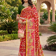 Exclusive Printed Saree with Blouse Piece for Elegant Ethnic Look | VDT-ZOYA BRASSO-32