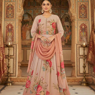 Elegant Georgette Designer Gown for Women | KRU-3850