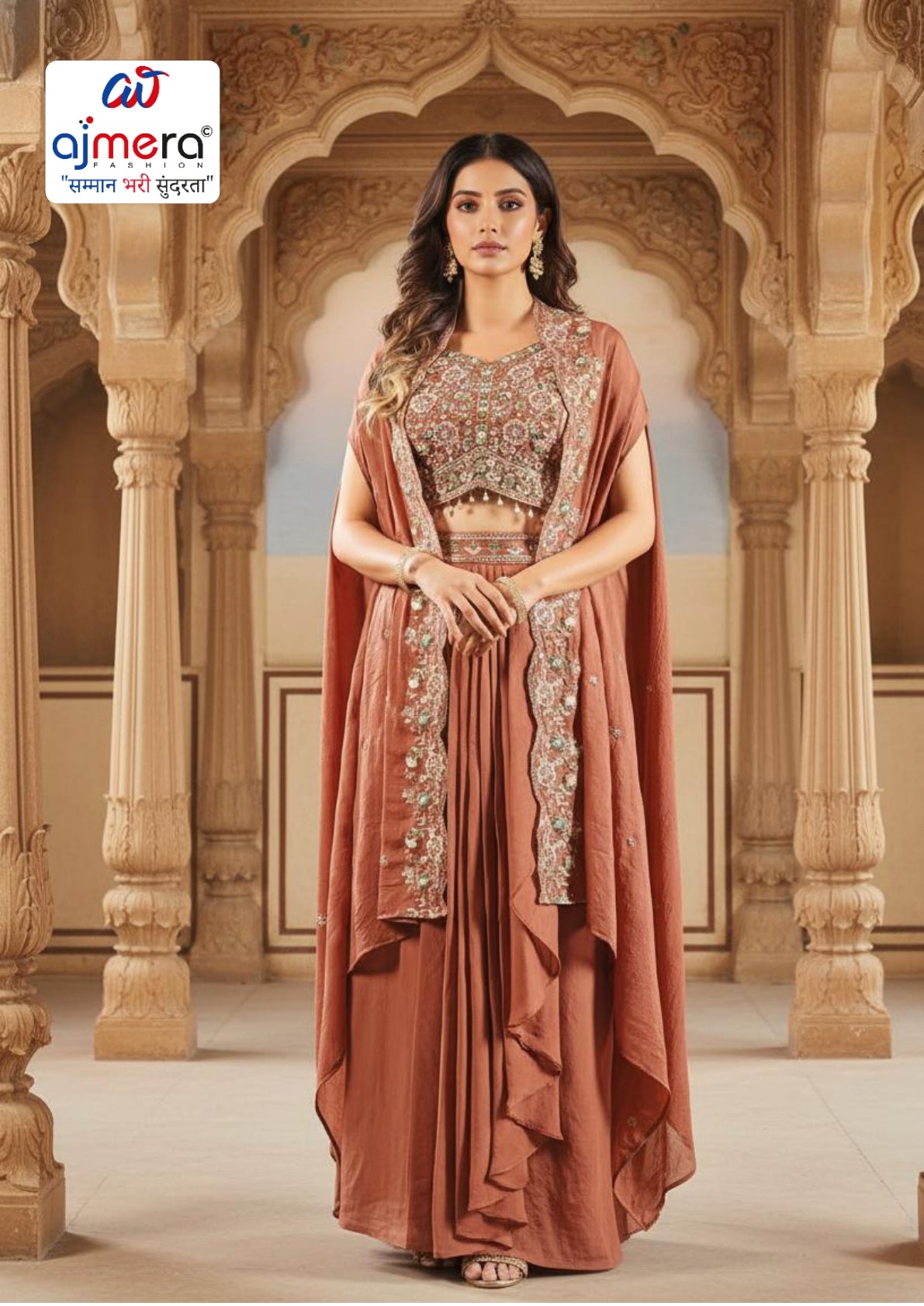 Elegant Rangoli Designer Party Wear Gown for Women | KTX-3645