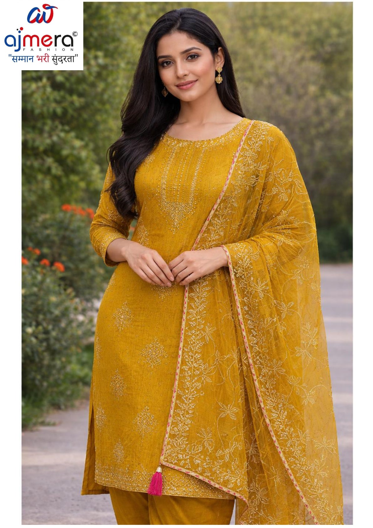 Premium Simar Unstitched Suit Set | AAR-FUSION