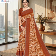 Beautiful Printed Saree with Blouse Piece for Cultural Celebrations | GPT-MEGHA-1