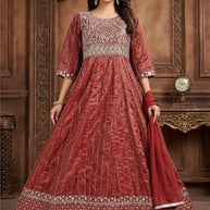 Elegant Designer Shimmer Gown for Women | SHP-5213