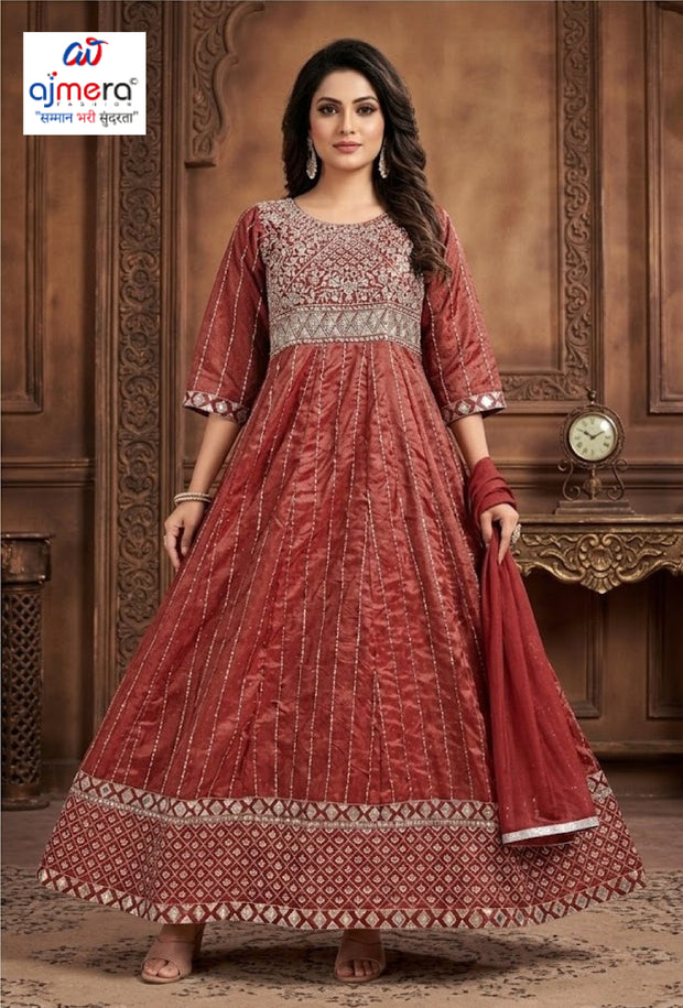 Elegant Designer Shimmer Gown for Women | SHP-5213
