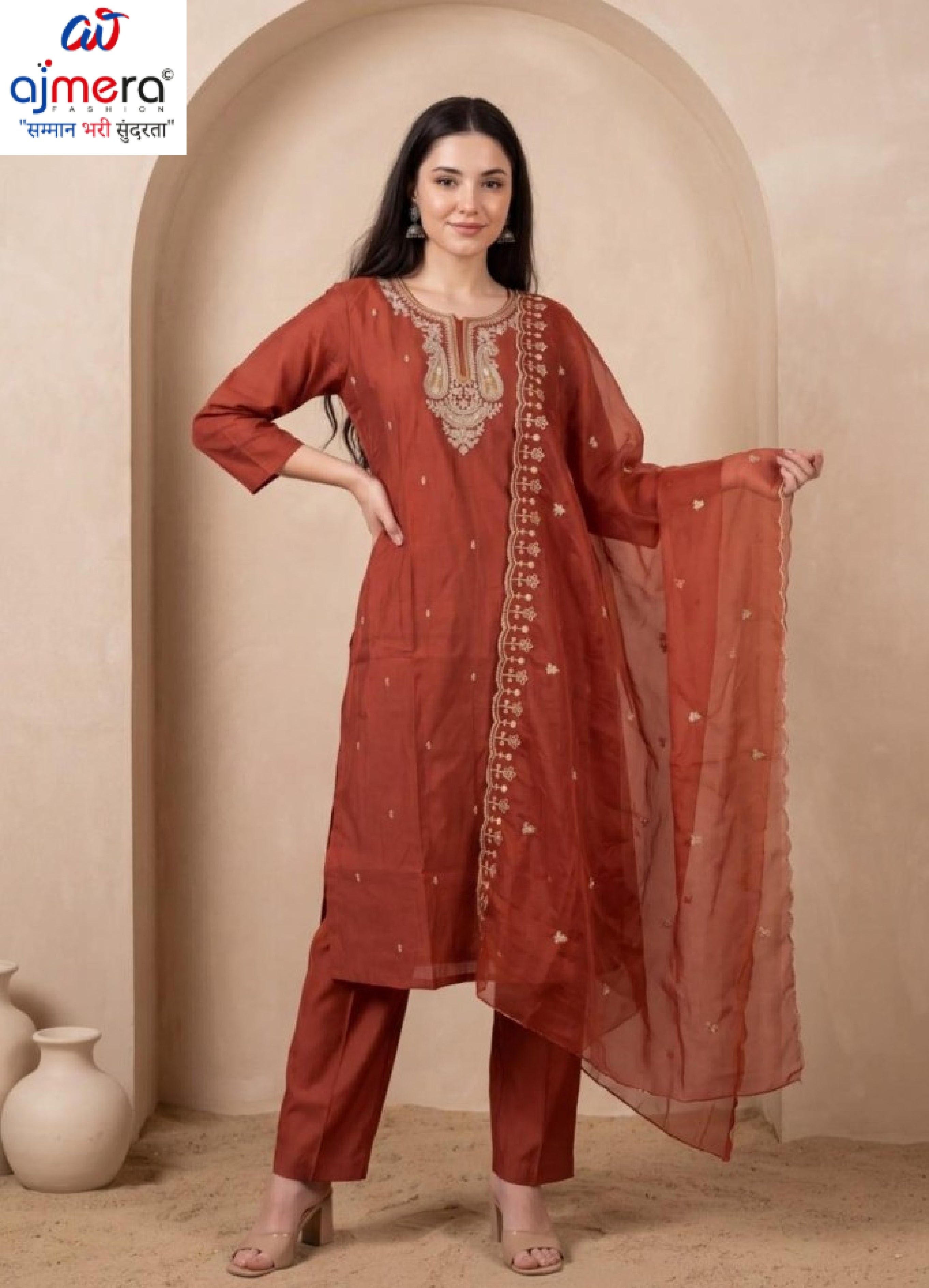 Designer Premium Ethnic Kurti Collection for Women | INDO-BB9KH389