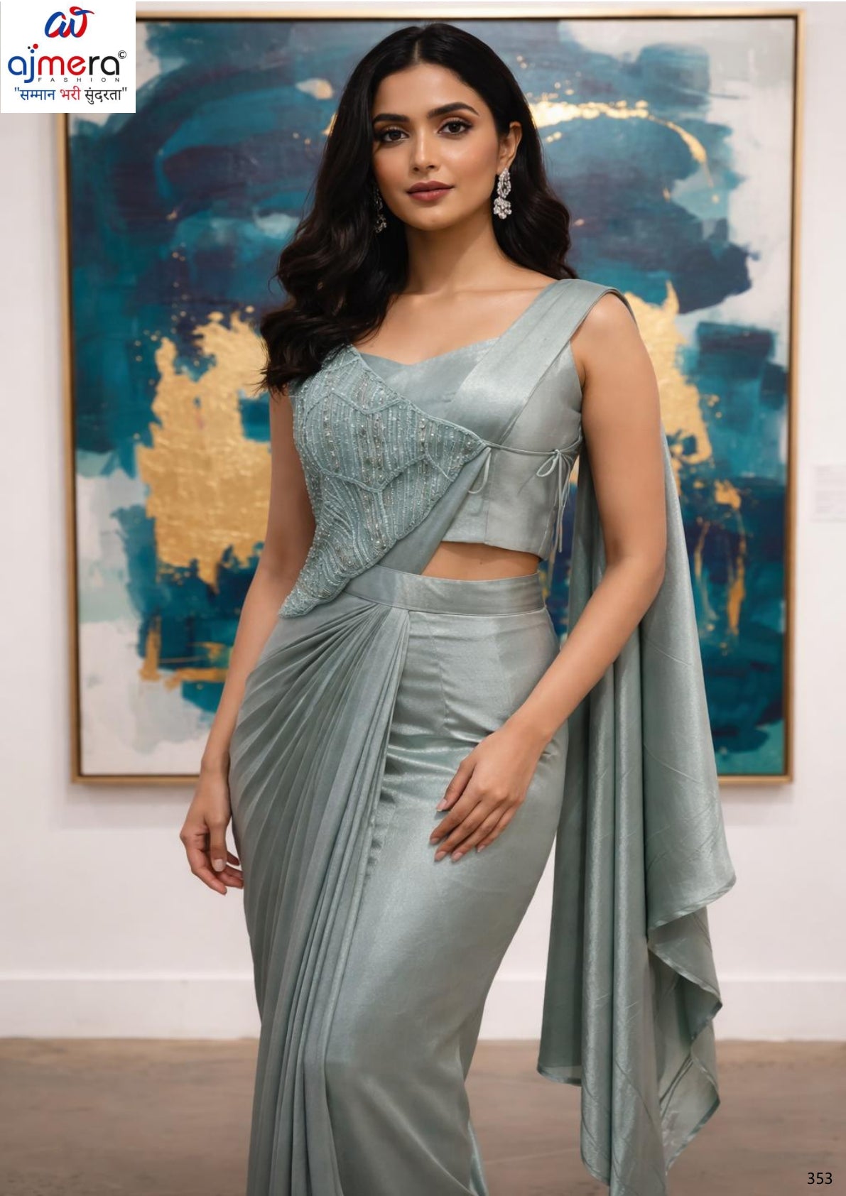 Designer Imported Fabric Gown for Women | KLK-390