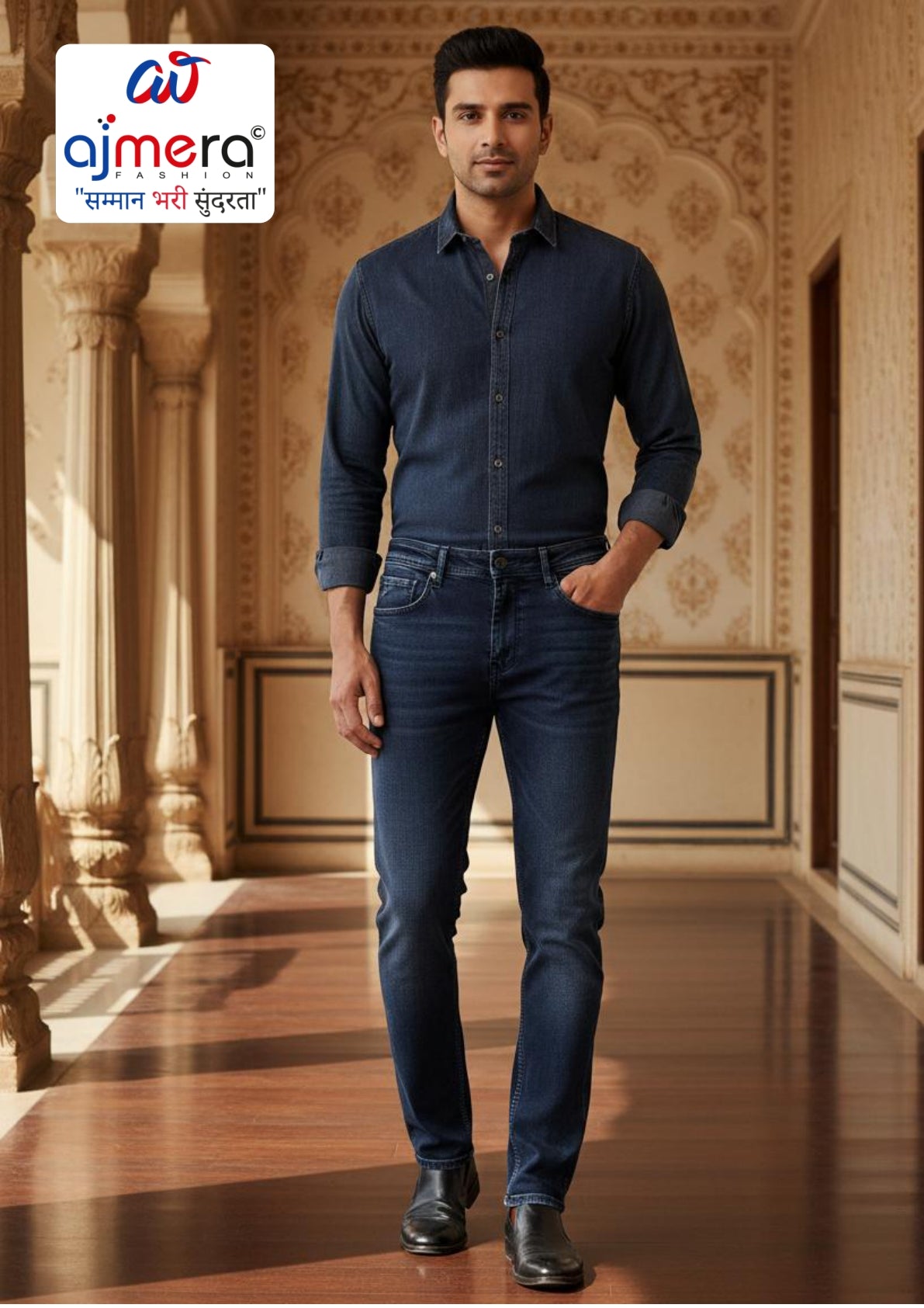 Premium Men's Denim Jeans for Casual & Everyday Wear | OSE-OS SULPHER-36X40