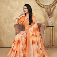 Graceful Printed Saree with Blouse Piece for Modern Ethnic Fashion | TTS-SAJAWAT VOL-2