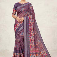 Designer Craft Jacquard Silk Saree With Blouse Piece | MDW-SANAYA