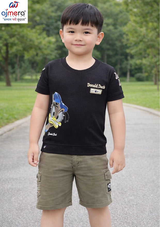 Boys T-Shirt & Pant Wholesale in Surat | PRX-1177