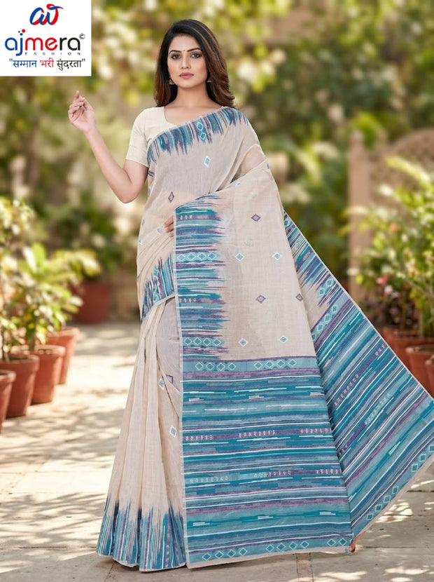 Exclusive Jacquard Silk Saree with Blouse Piece for Premium Cultural Wear | DBU-MAKHAN CHOR