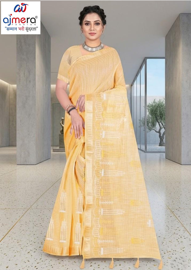 Elegant Jacquard Silk Saree with Designer Blouse Piece for Festive Elegance | MTE-25350