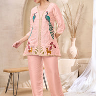 Designer Contemporary Kurti Set for Women | VRA-8077