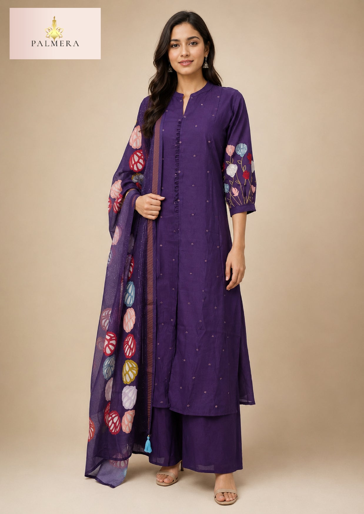 Elegant Designer Palmera Kurti Set for Women | MIK-170A