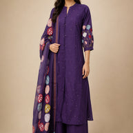 Elegant Designer Palmera Kurti Set for Women | MIK-170A