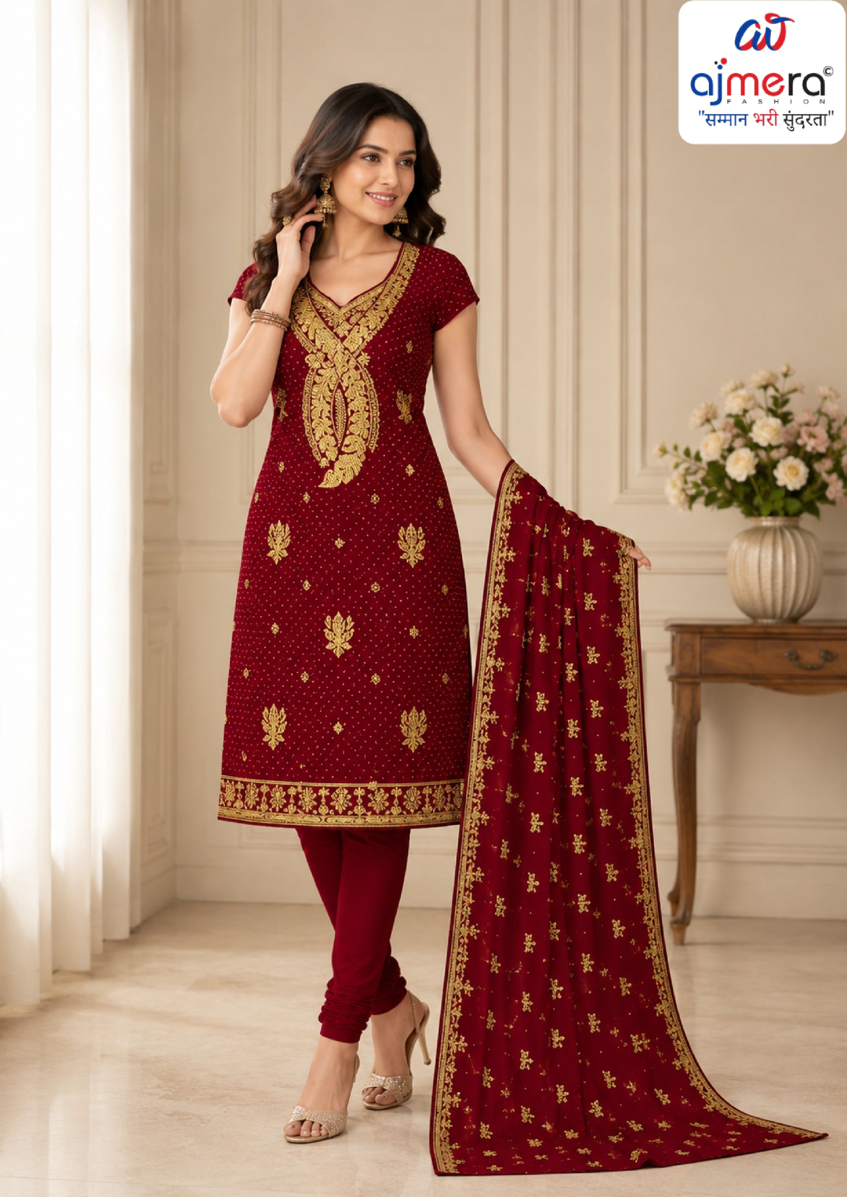 Elegant Jaam Premium Unstitched Suit Material | RPY-RIVER SPACE-5