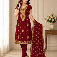 Elegant Jaam Premium Unstitched Suit Material | RPY-RIVER SPACE-5