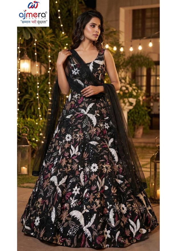 Designer Net Gown for Women | YVD-YSC139P