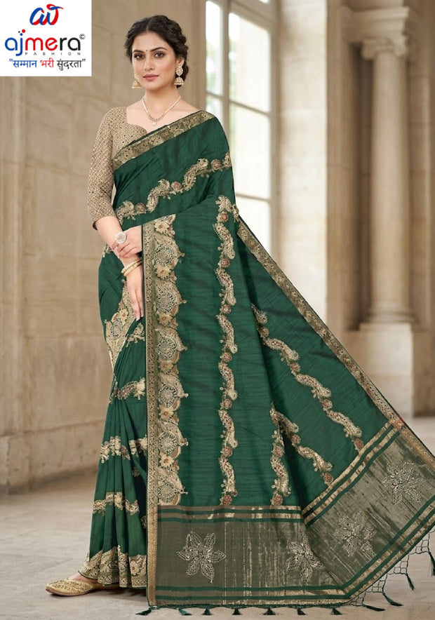 Designer Jacquard Silk Saree with Blouse Piece for Traditional Occasions | DNA-SHARBATI