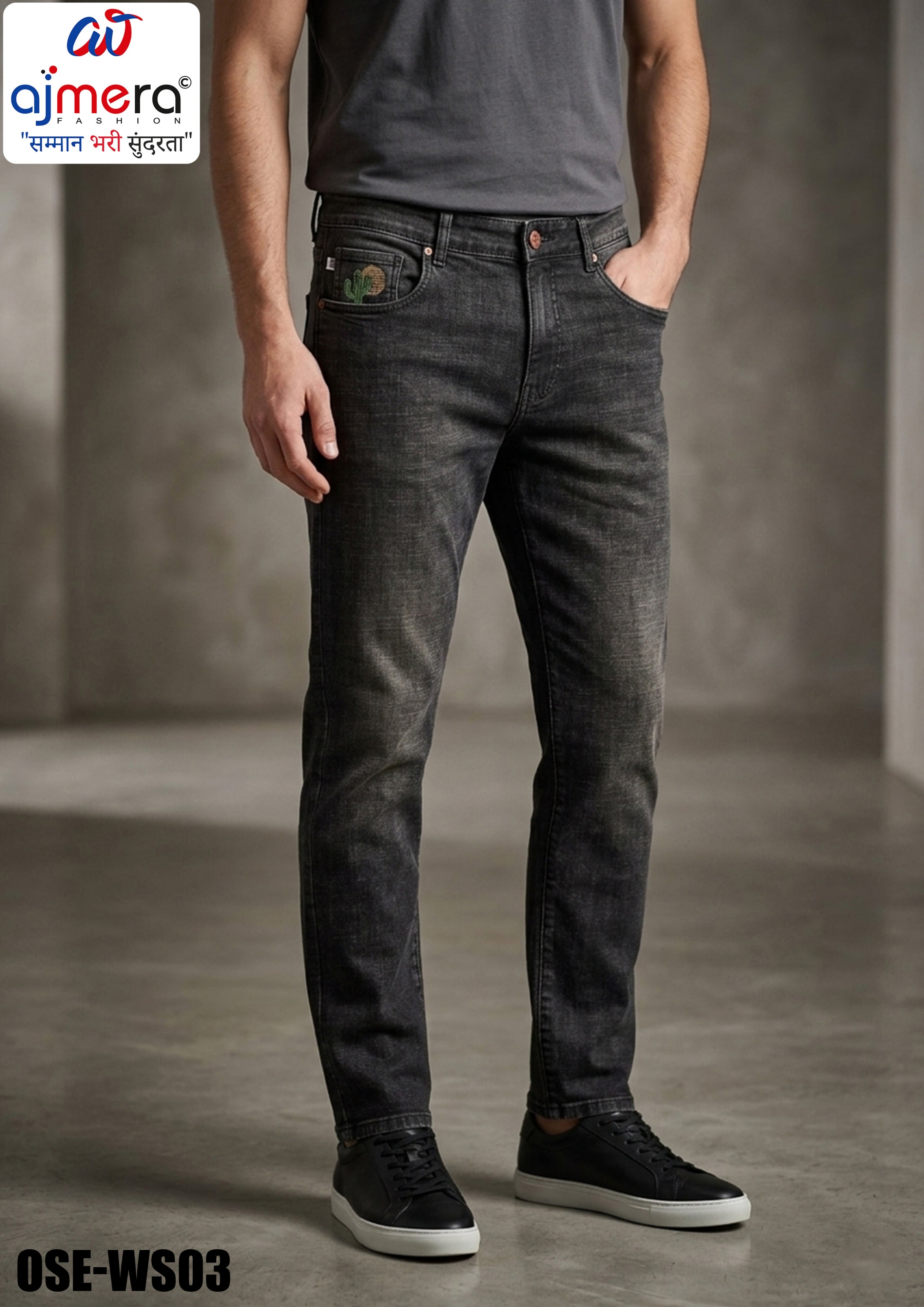 Premium Men's Denim Jeans for Casual & Everyday Wear | OSE-WS03