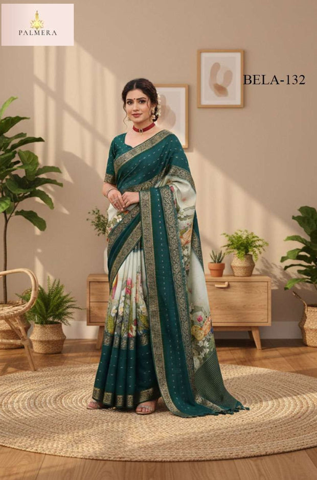 Bela Viscose Saree with Blouse for Premium Ethnic and Designer Wear | ALL-BELA-132