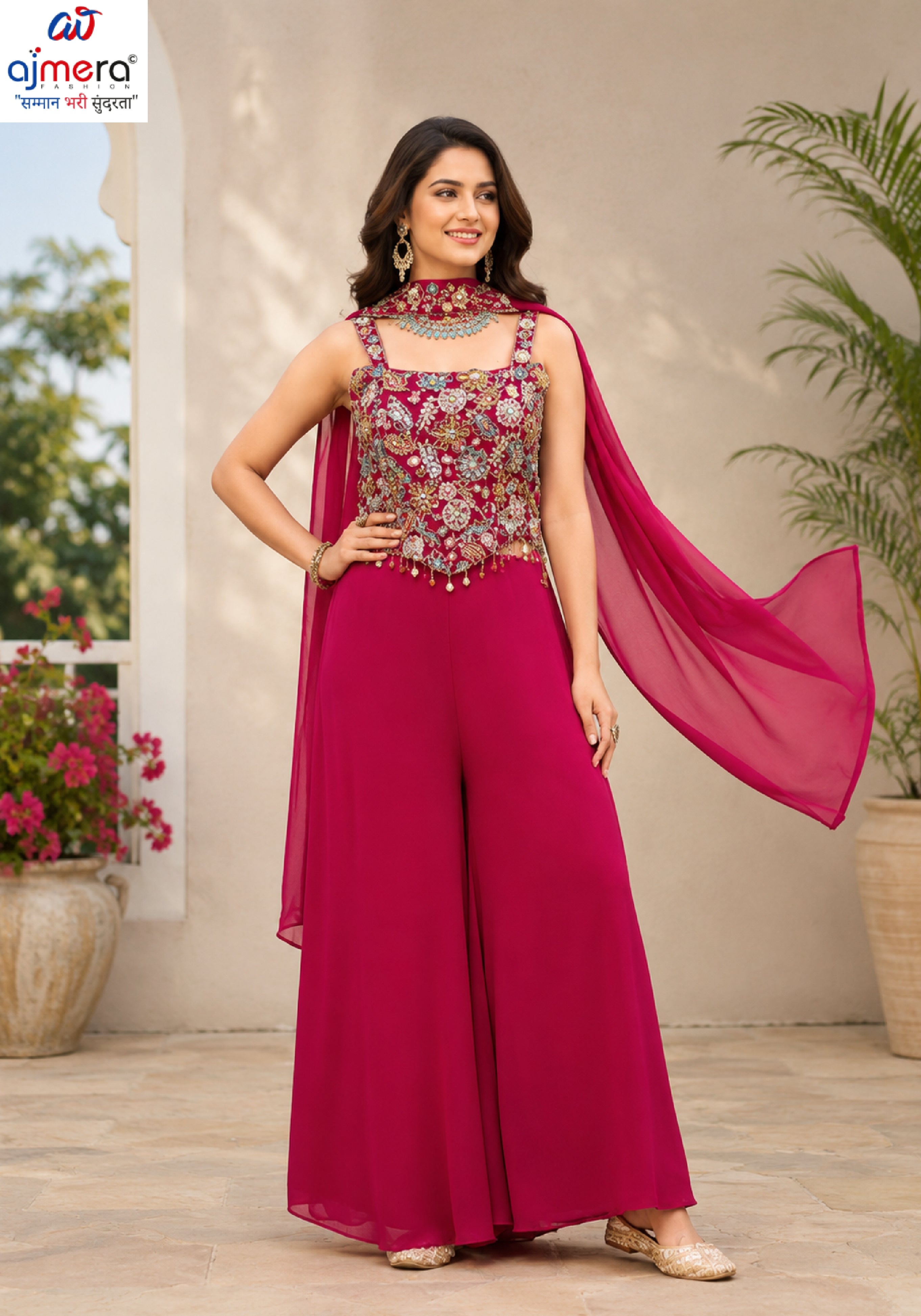 Elegant Jorjet Designer Party Wear Gown for Women | PNC-DHWANI-61