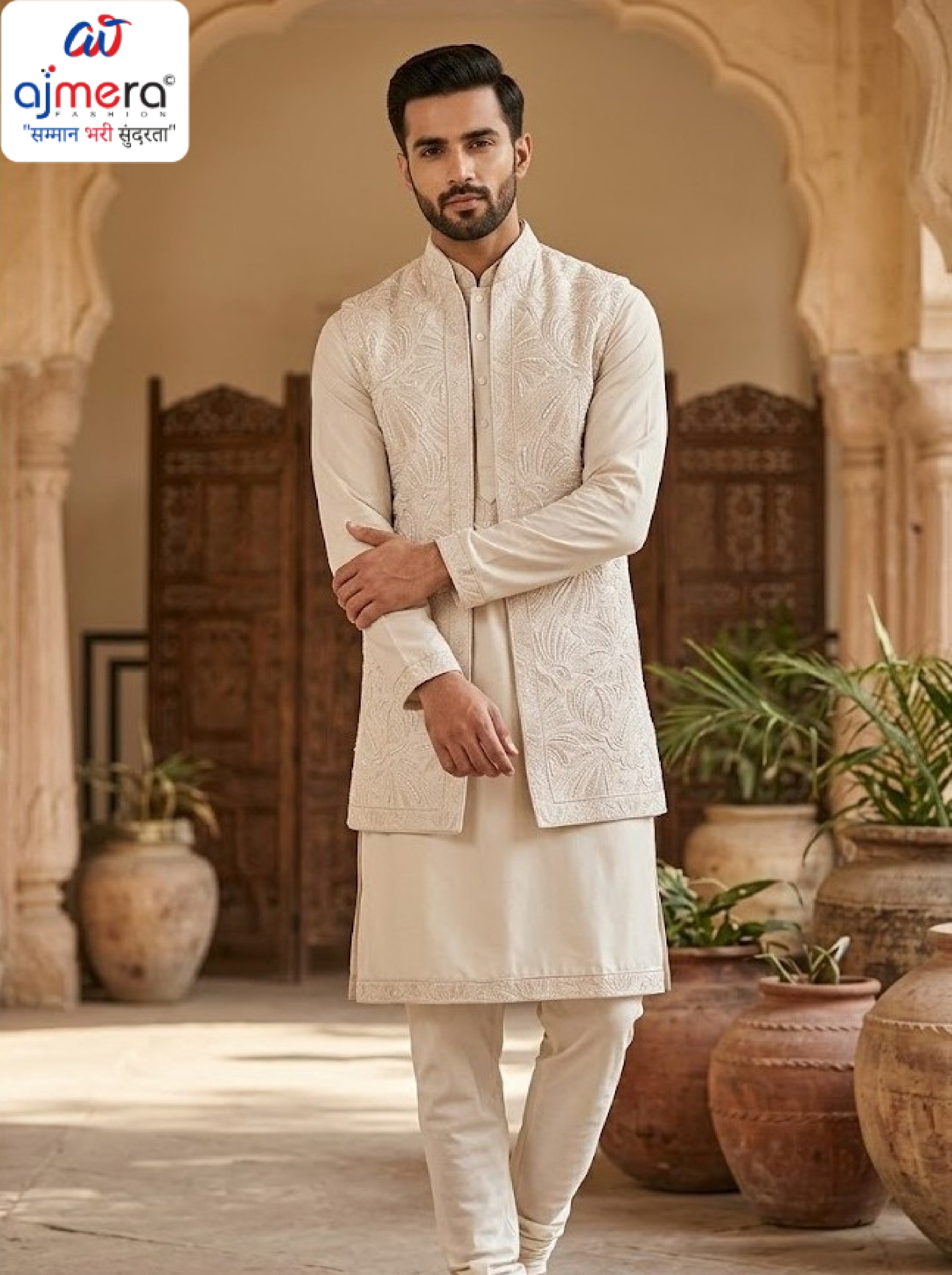 Premium Men's Kurta & Payjama for Wedding & Festive Wear | SNA-MKP12998