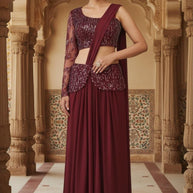 Designer Imported Fabric Gown for Women | KLK-231