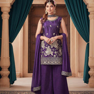 Elegant Fandy Designer Party Wear Gown for Women | KRU-9683