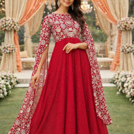 Designer Georgette Gown for Women | SHP-HIRAL